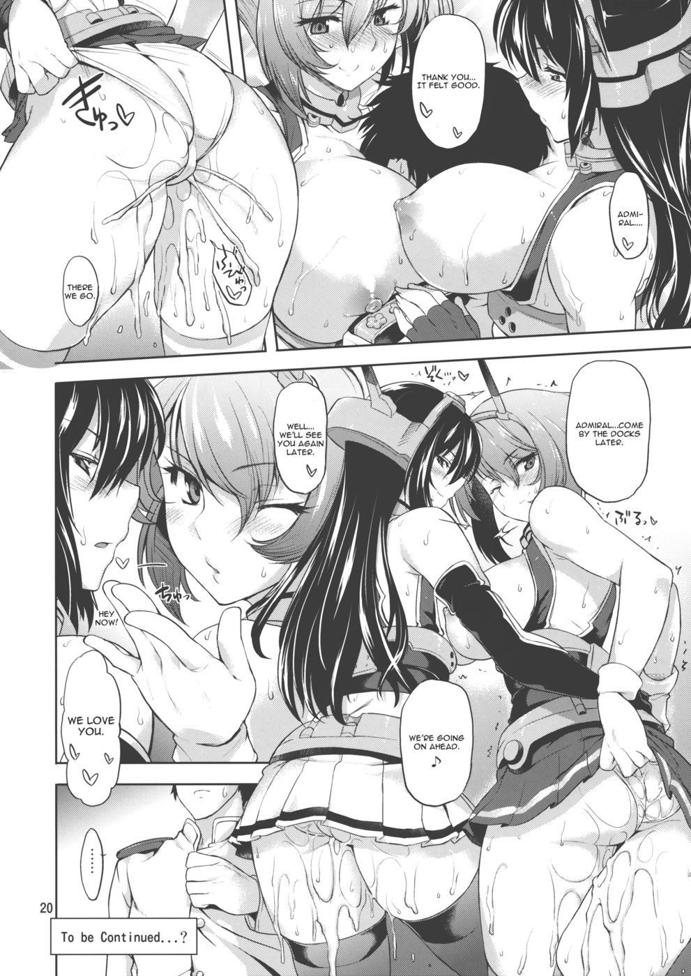 Hentai Manga Comic-Teitoku No Chinjupu De Chakushou Shimashita-Read-19